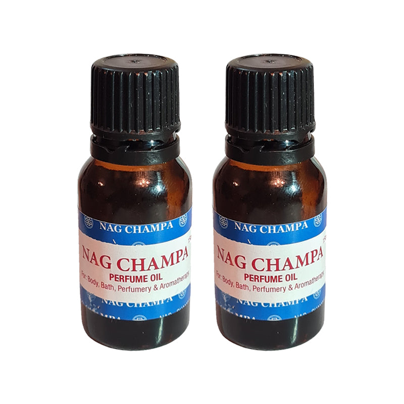 Nag Champa essential oil, 15ml spa and bath aromatherapy blend x 2