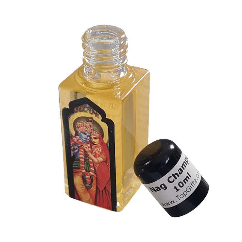 Nag Champa Burning Oil – Govinda Fragrance Aroma Oil 3 Bottles CAP OFF