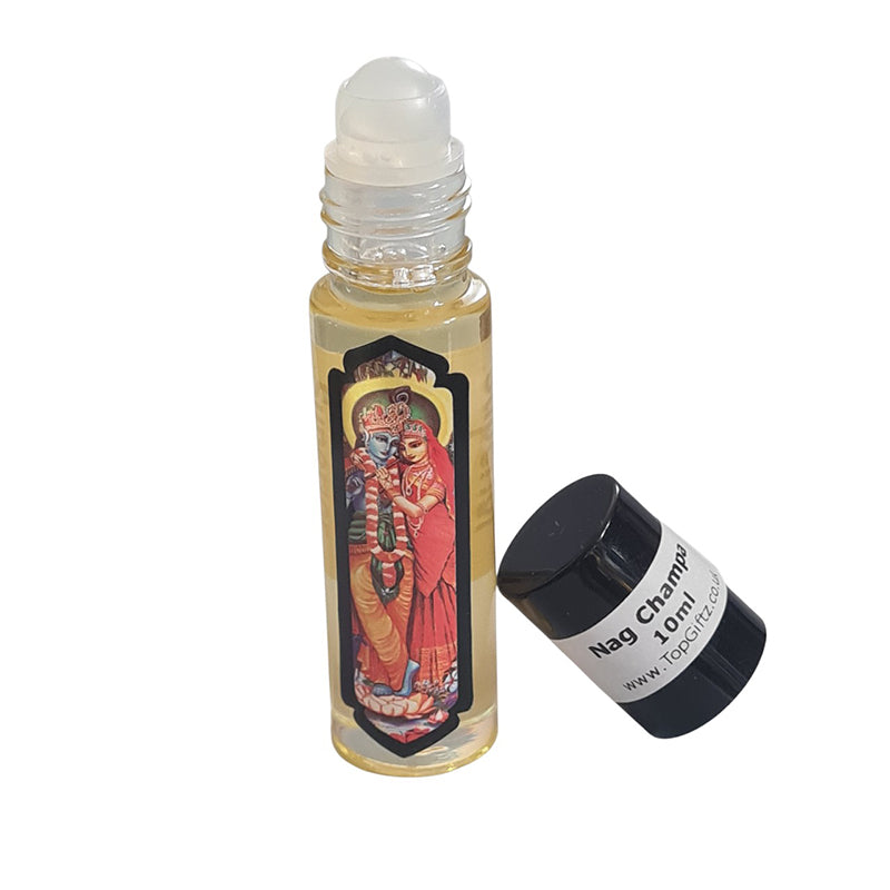 Set of 4 Nag Champa roll-on perfume body oils by Govinda β TopGiftz