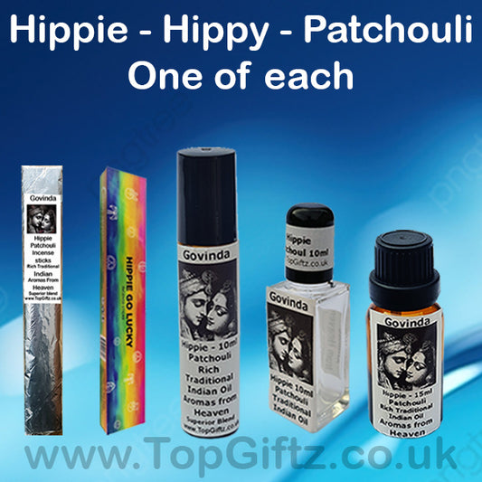 Patchouli hippie Hippy Roll on Burning Oil Essential Oil incense sticks