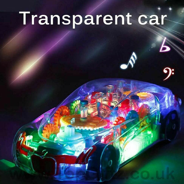 Car Transparent Toy Colourful Musical Light Sound Effect - TopGiftz