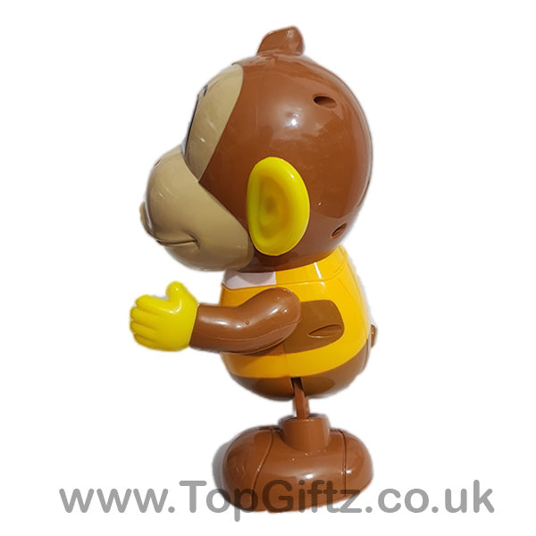 Swinging Monkey Dancing Musical Toy Light Up Singing - TopGiftz