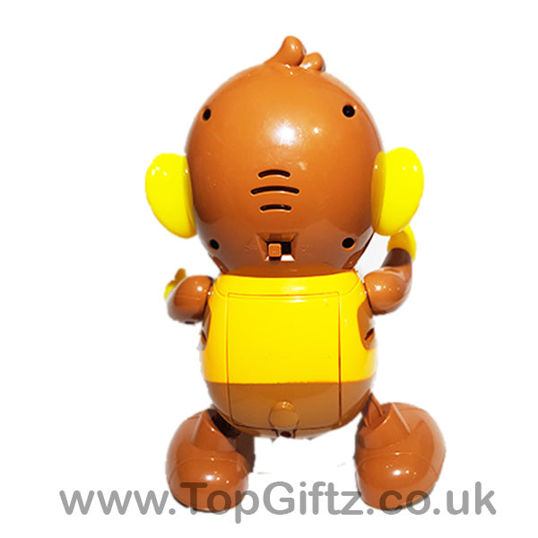 Swinging Monkey Dancing Musical Toy Light Up Singing - TopGiftz