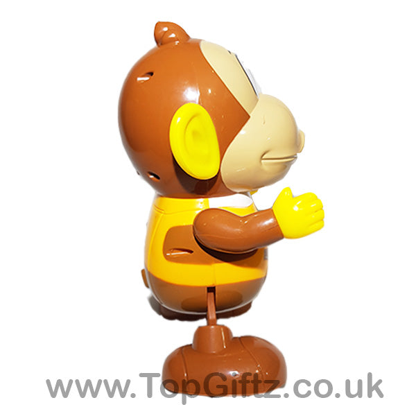 Swinging Monkey Dancing Musical Toy Light Up Singing - TopGiftz