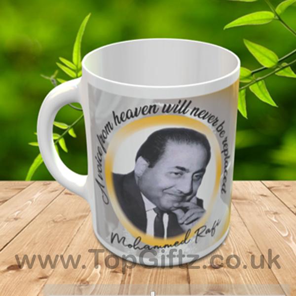 Mohammad Rafi Singer Icon Hindi Music Personalised Mug - TopGiftz