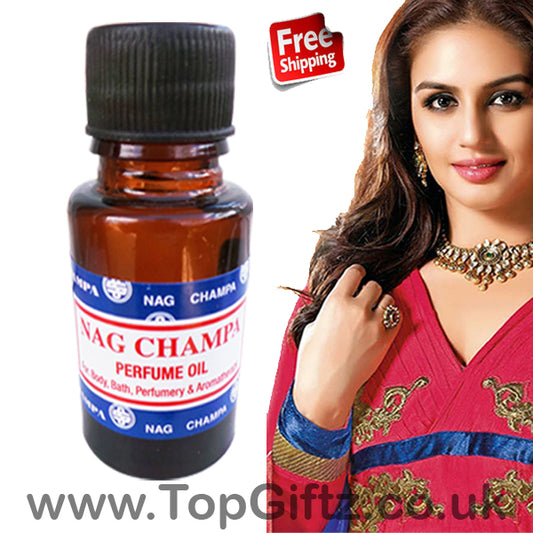 Nag Champa Perfume, Body Relaxing Bath & Aromatherapy Original Oil By Satya Sai Baba