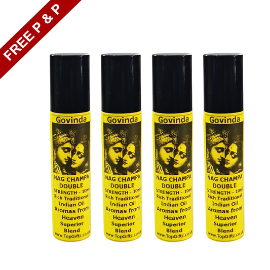 Govinda_Nag_Champa_Double_Strength_10ml_x 4 front 