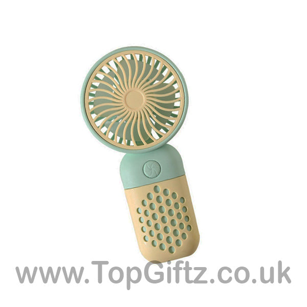 Mini Fan Handheld USB Rechargeable Pink, Blue, Green, Yellow_7