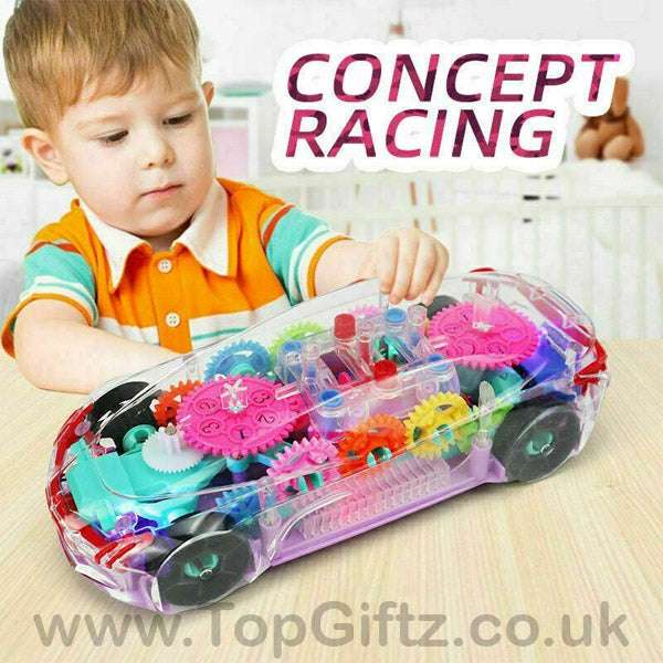 Car Transparent Toy Colourful Musical Light Sound Effect - TopGiftz
