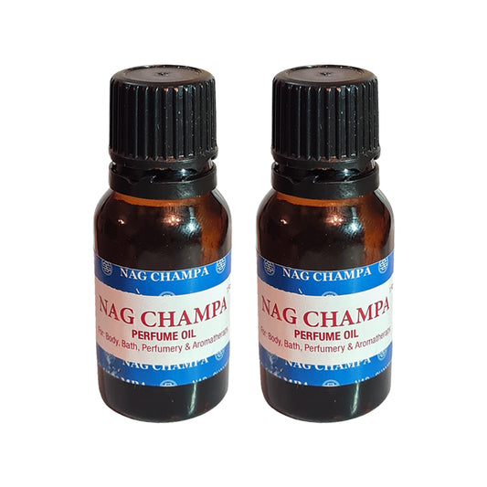 Nag Champa essential oil, 15ml spa and bath aromatherapy blend x 2