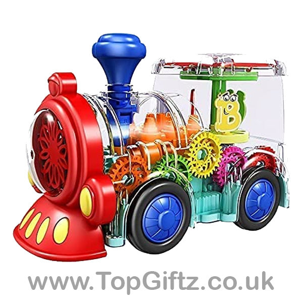 Train Transparent Musical Toy Colourful Sound Flashing_4