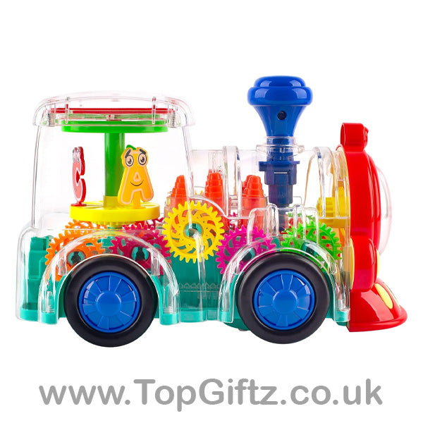 Train Transparent Musical Toy Colourful Sound Flashing_8