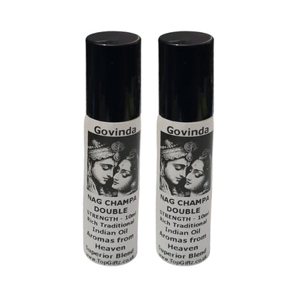 Nag Champa Double Strength Govinda Oil x 2