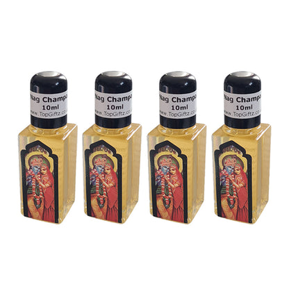 Nag Champa Burning Oil by Govinda – Long Lasting Fragrance ( 4 Bottles)