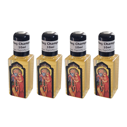 Nag Champa Burning Oil by Govinda – Long Lasting Fragrance ( 4 Bottles)
