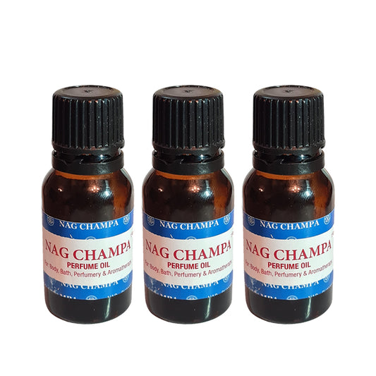 Nag Champa Relaxation Oil – 3 Bottle 15ml
