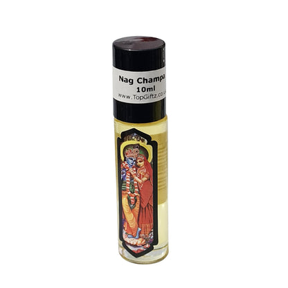 Nag Champa Roll On Perfume Body Oil Govinda x 1 Bottle - TopGift