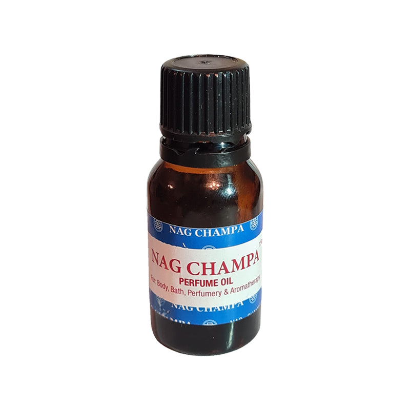 Nag Champa essential oil blend for bath, 15ml aromatherapy bottle