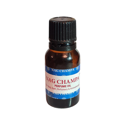 Nag Champa essential oil blend for bath, 15ml aromatherapy bottle