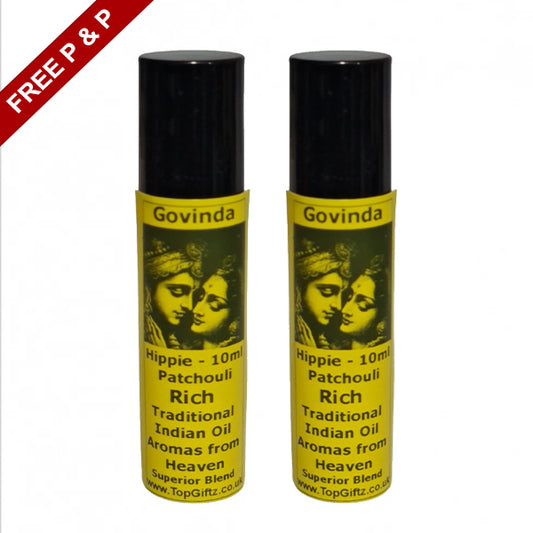Patchouli Hippie Roll On Govinda x 2