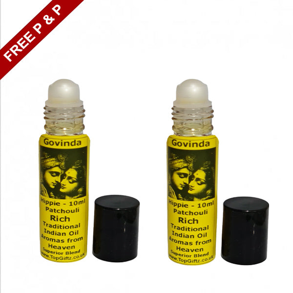 Patchouli Hippie Roll On Govinda x 2