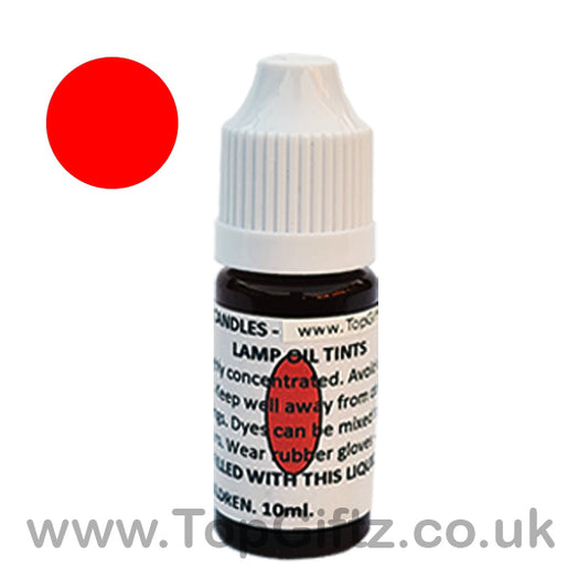 Red Lamp Oil Tint Dye Firefly Smokeless Odourless - 10ml_1