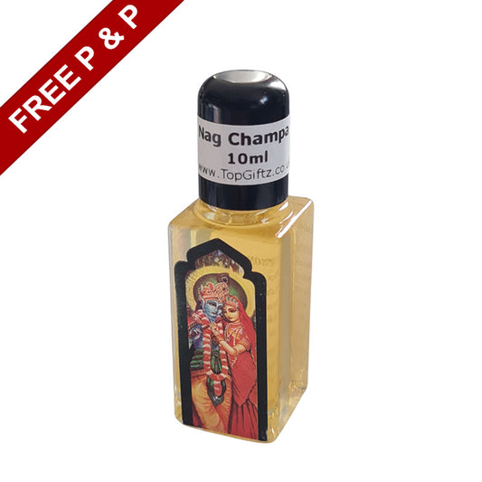 Nag Champa Burning Oil – Govinda Fragrance Aroma Oil 3 Bottles CAP OFF
