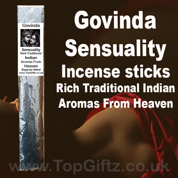 Sensuality Incense sticks Rich Traditional Indian Aromas From Heaven TopGiftz.co.uk