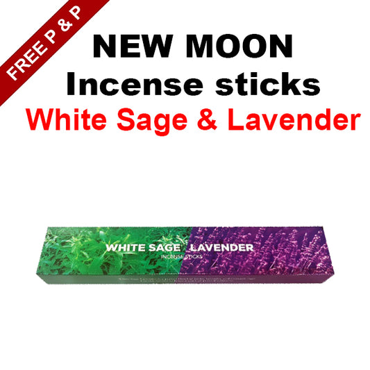 White Sage & Lavender Incense Incense Sticks from www.TopGiftz.co.uk 