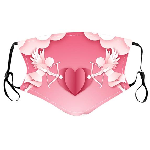 Valentine Face Masks Cotton Washable Wedding 6 Designs - TopGiftz