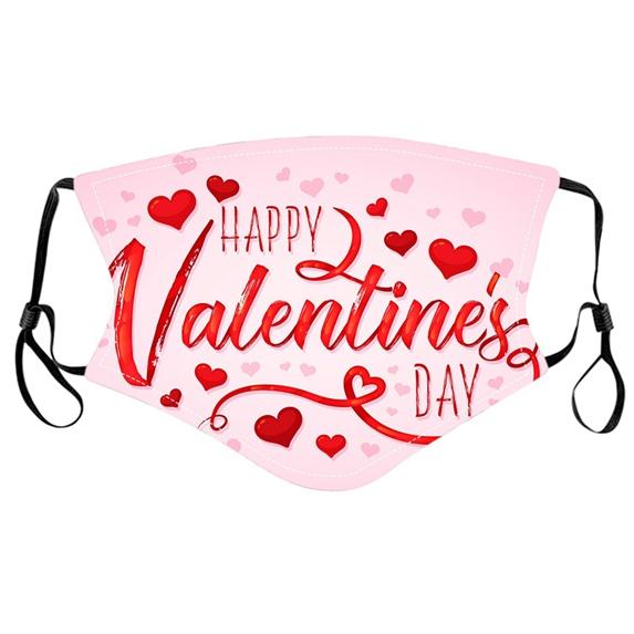 Valentine Face Masks Cotton Washable Wedding 6 Designs - TopGiftz