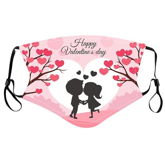 Valentine Face Masks Cotton Washable Wedding 6 Designs - TopGiftz
