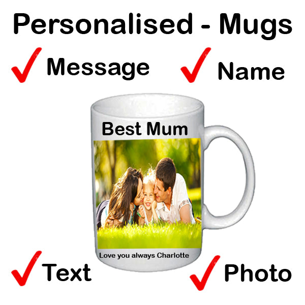 Personalised Mothers Day Mug With Text And Photo - Ideas - TopGiftz