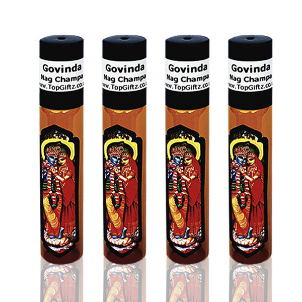 Nag Champa Roll On Perfume Body Oil Govinda x 5 Bottles