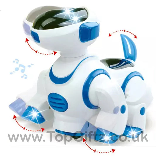 Smart Robot Dog Toy Bump and Go Electronic Pet Puppy - TopGiftz
