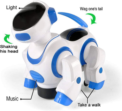 Smart Robot Dog Toy Bump and Go Electronic Pet Puppy - TopGiftz