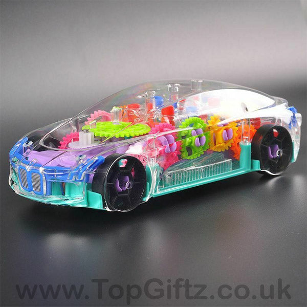 Car Transparent Toy Colourful Musical Light Sound Effect - TopGiftz