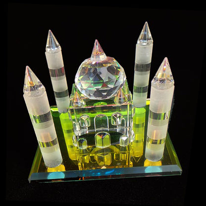 Taj Mahal, Crystal Ornament, Golden Temple, Mosque - TopGiftz