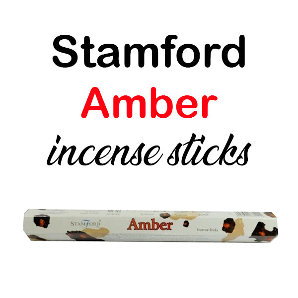 Amber Incense Sticks - Stamford Hexagon