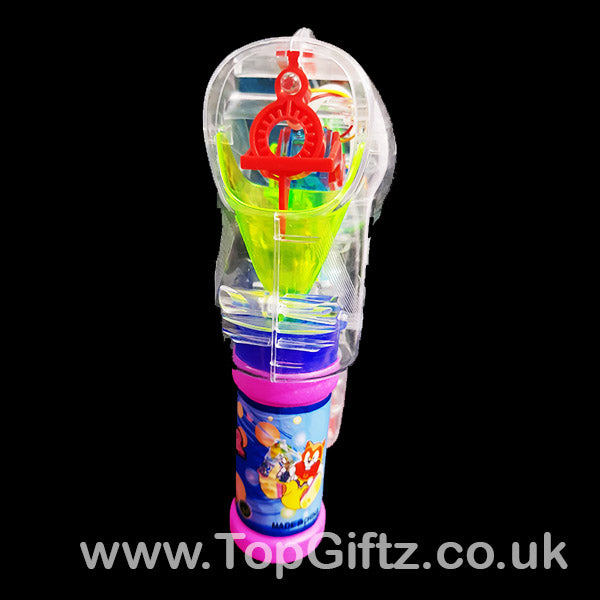 LED Light Up Battery Operated Bubble Gun Boys Girls Kids Toy - TopGiftz