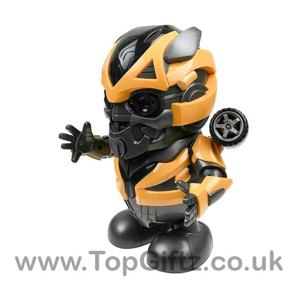 Super Hero Dance Bumblebee Dancing Robot Music & Light - TopGiftz