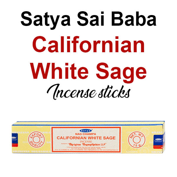 Californian White Sage Satya Sai Baba Incense Sticks 15 gms - TopGiftz