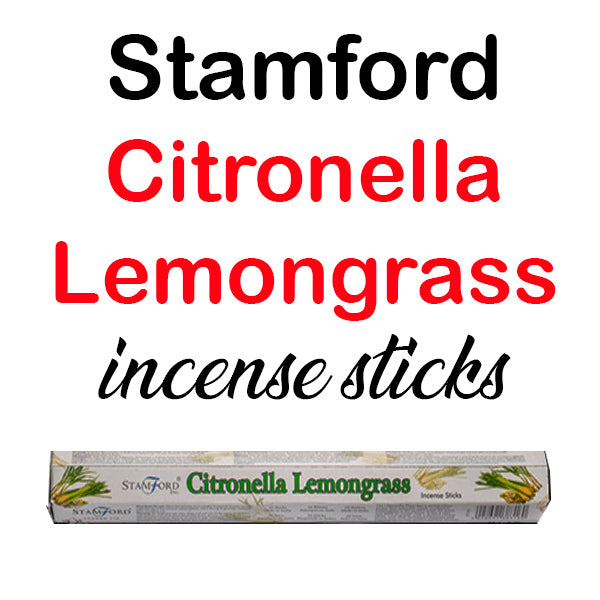 Citronella & Lemongrass Incense Sticks - Stamford Hexagon - TopGiftz