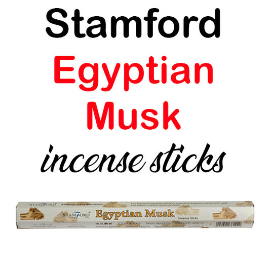 Egyptian Musk Incense Sticks - Stamford Hexagon - TopGiftz