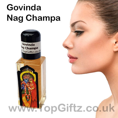 Nag Champa Burning Oil Govinda x 1 Bottle - TopGiftz