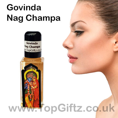 Nag Champa Burning Oil Govinda x 1 Bottle - TopGiftz