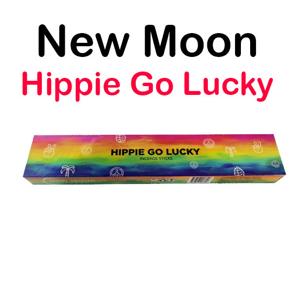 Hippie Go Lucky Incense Sticks - New Moon - TopGiftz
