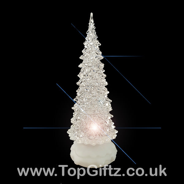 LED Christmas Tree Glitter Water Spinner Colour Changing - TopGiftz