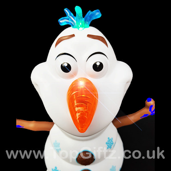 Frozen Olaf Dancing Singing Snowman Lights Up Musical Toy_2