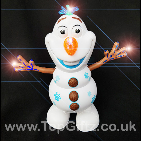 Frozen Olaf Dancing Singing Snowman Lights Up Musical Toy_1